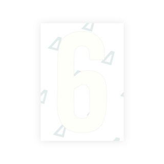 Alite Nanofilm for US (South Dakota) license plates - Symbol "6"