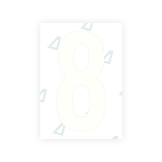 Nanofilm de Alite para matrículas de EE. UU. (Dakota del Sur) - Símbolo "8"