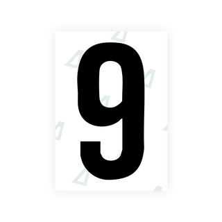 Alite Nanofilm pour plaques d'immatriculation américaines (Dakota du Sud) - Symbole « 9 »