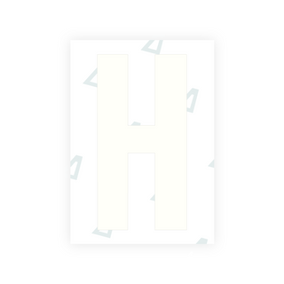 Nanofilme Alite para placas de veículos dos EUA (Dakota do Sul) - Símbolo "H"