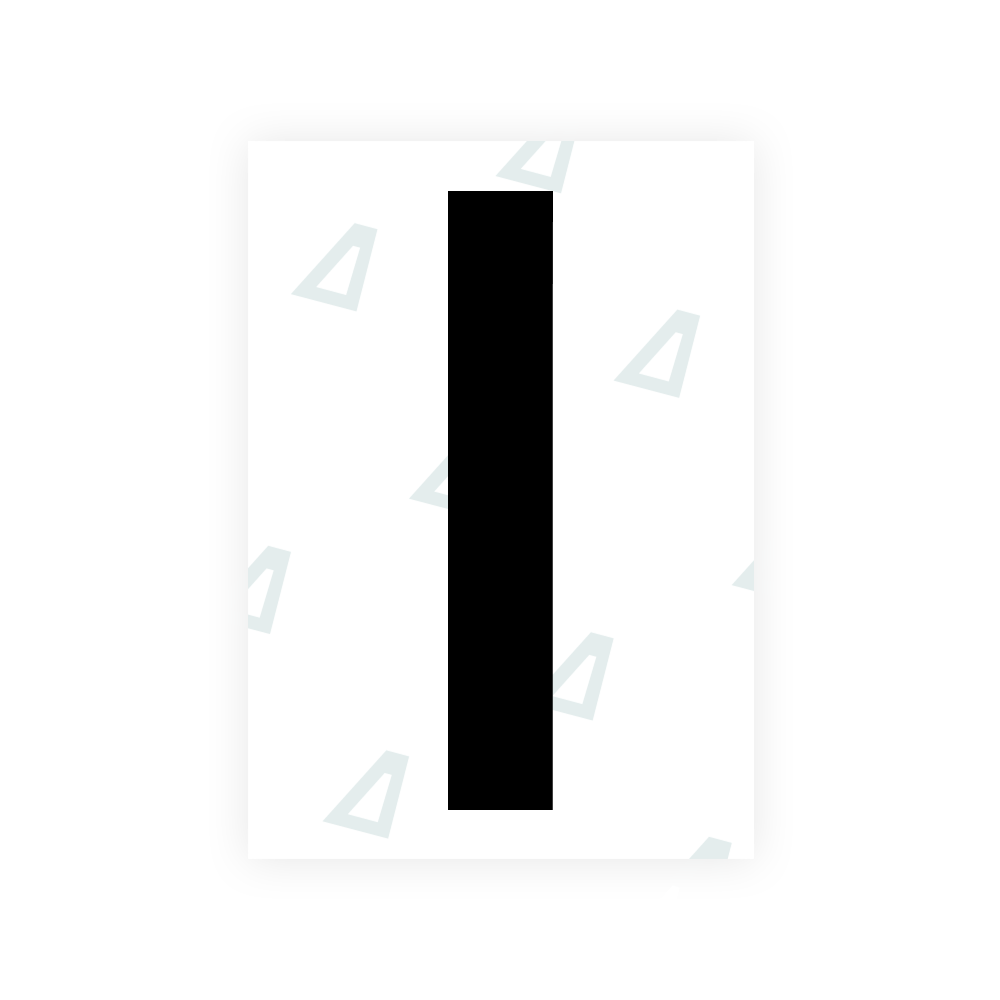 Alite Nanofilm for US (South Dakota) license plates - Symbol "I"