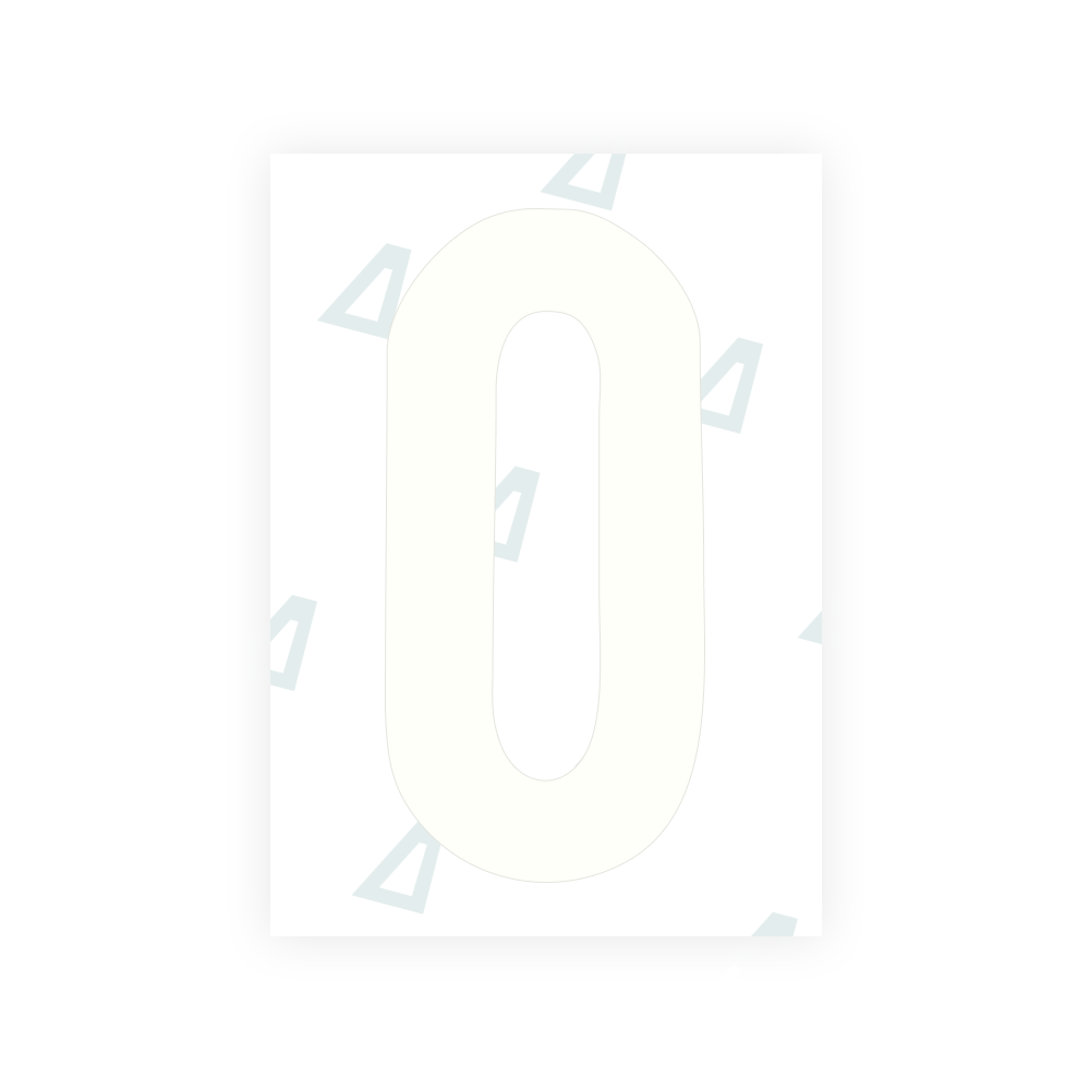 Nanofilme Alite para placas de veículos dos EUA (Dakota do Sul) - Símbolo "O"