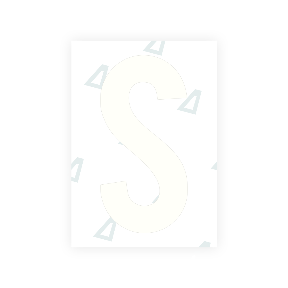 Nanofilm Alite para matrículas de EE. UU. (Dakota del Sur) - Símbolo "S"