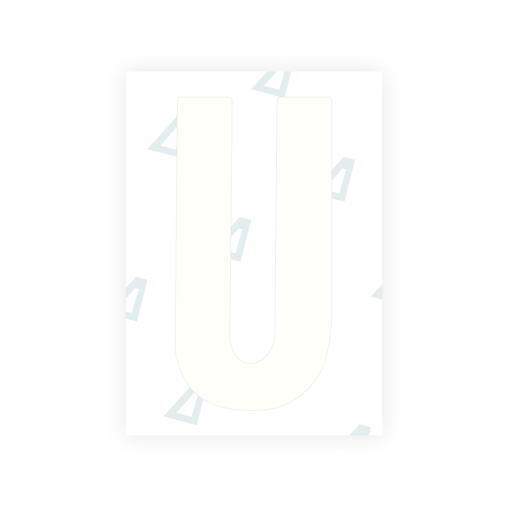 Alite Nanofilm for US (South Dakota) license plates - Symbol "U"