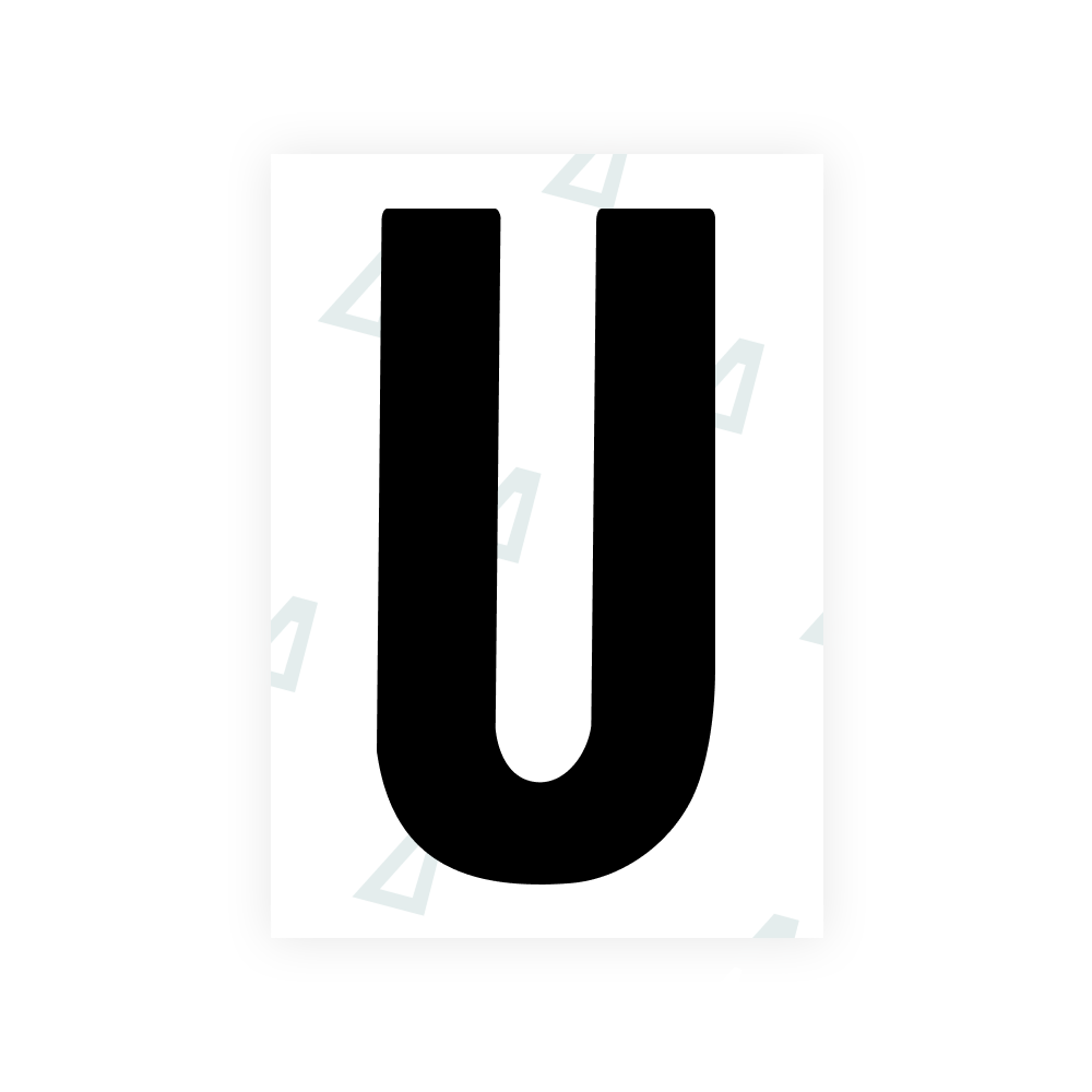 Alite Nanofilm for US (South Dakota) license plates - Symbol "U"