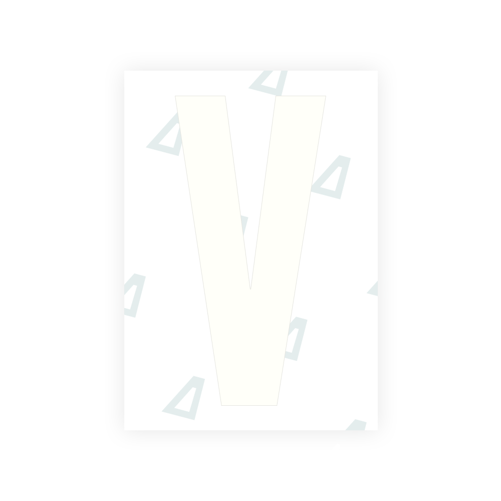 Alite Nanofilm for US (South Dakota) license plates - Symbol "V"