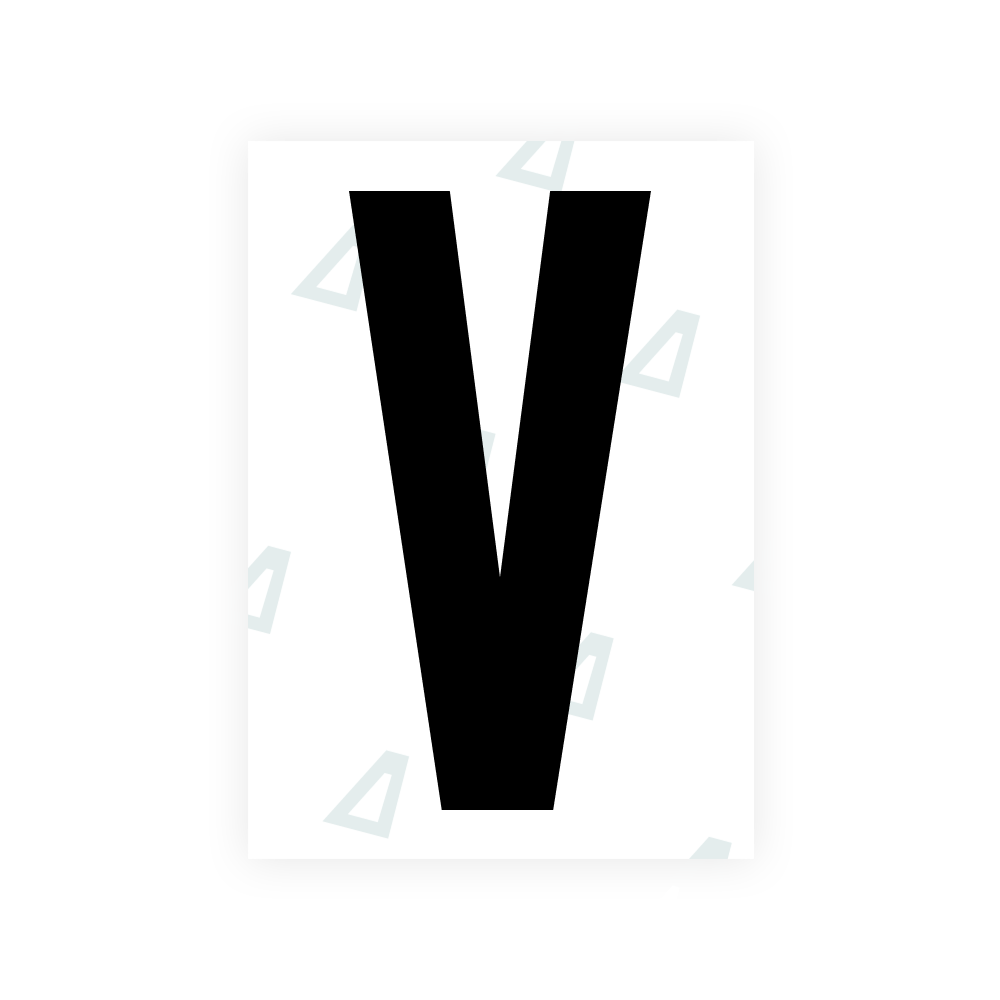 Alite Nanofilm for US (South Dakota) license plates - Symbol "V"