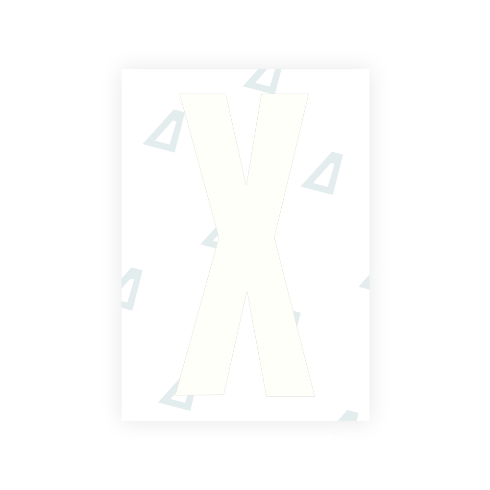 Alite Nanofilm for US (South Dakota) license plates - Symbol "X"