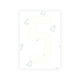 Alite Nanofilm for South Australia number plates - Symbol "5"