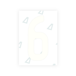 Alite Nanofilm for South Australia number plates - Symbol "6"
