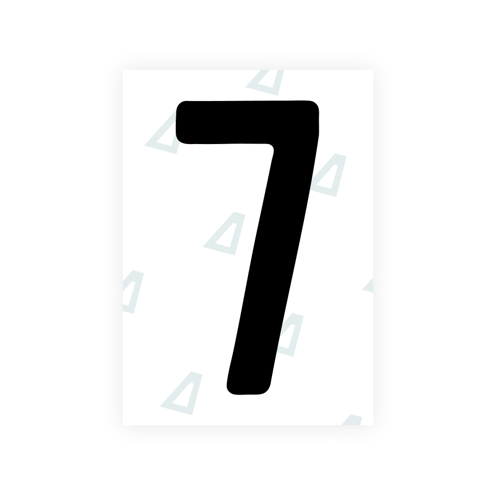 Alite Nanofilm for South Australia number plates - Symbol "7"