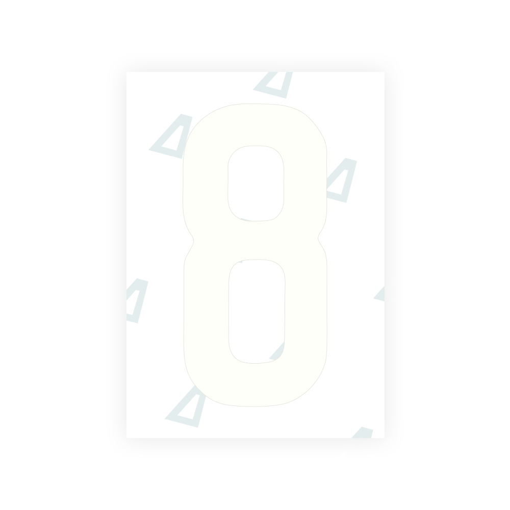 Alite Nanofilm for South Australia number plates - Symbol "8"
