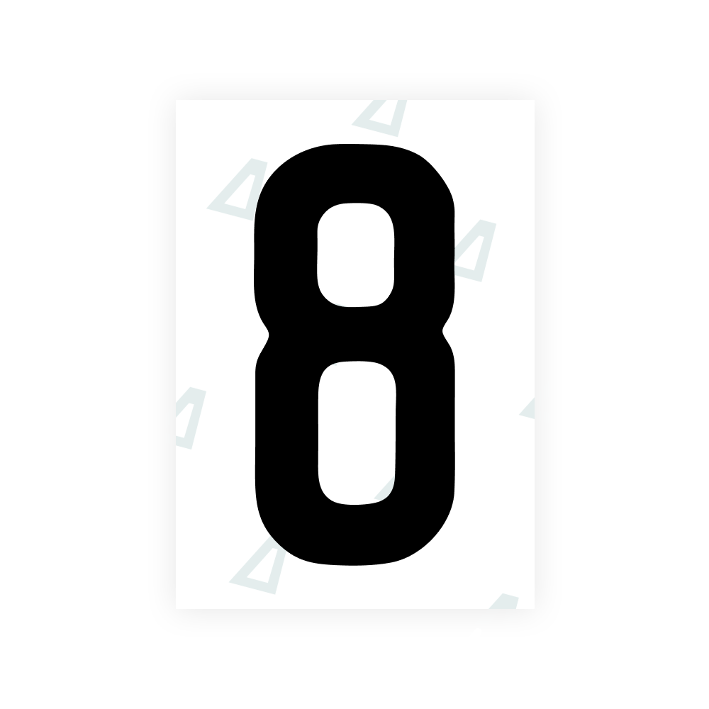 Alite Nanofilm for South Australia number plates - Symbol "8"