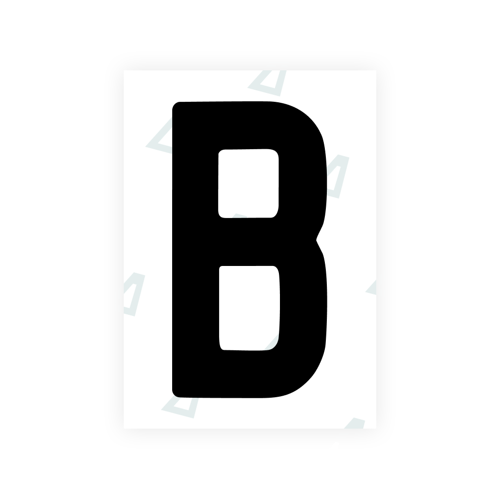 Alite Nanofilm for South Australia number plates - Symbol "B"