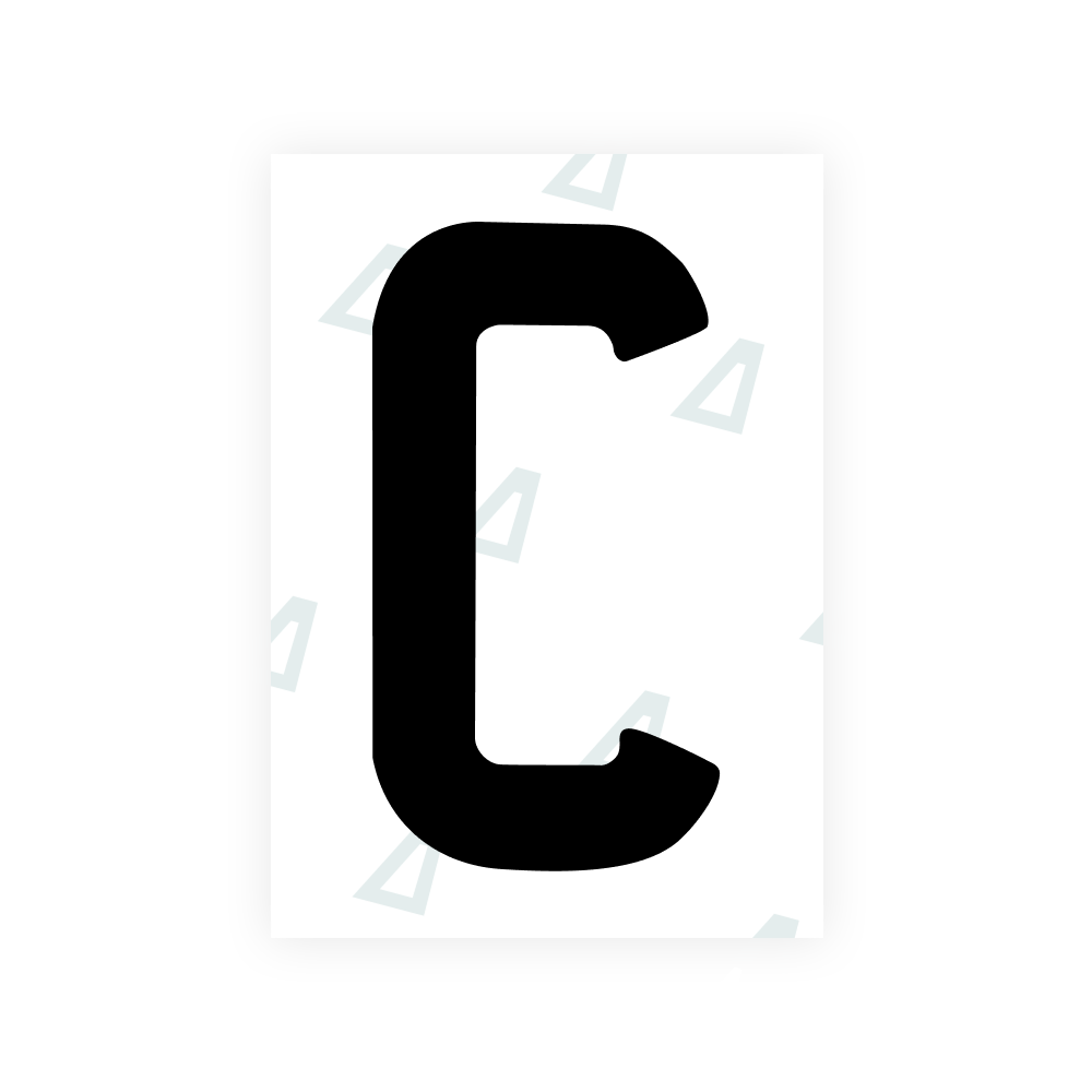 Alite Nanofilm for South Australia number plates - Symbol "C"