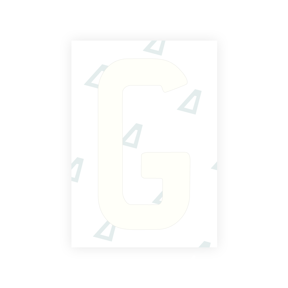 Alite Nanofilm for South Australia number plates - Symbol "G"