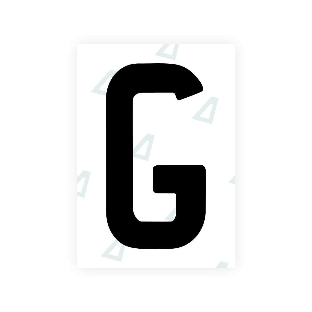 Alite Nanofilm for South Australia number plates - Symbol "G"
