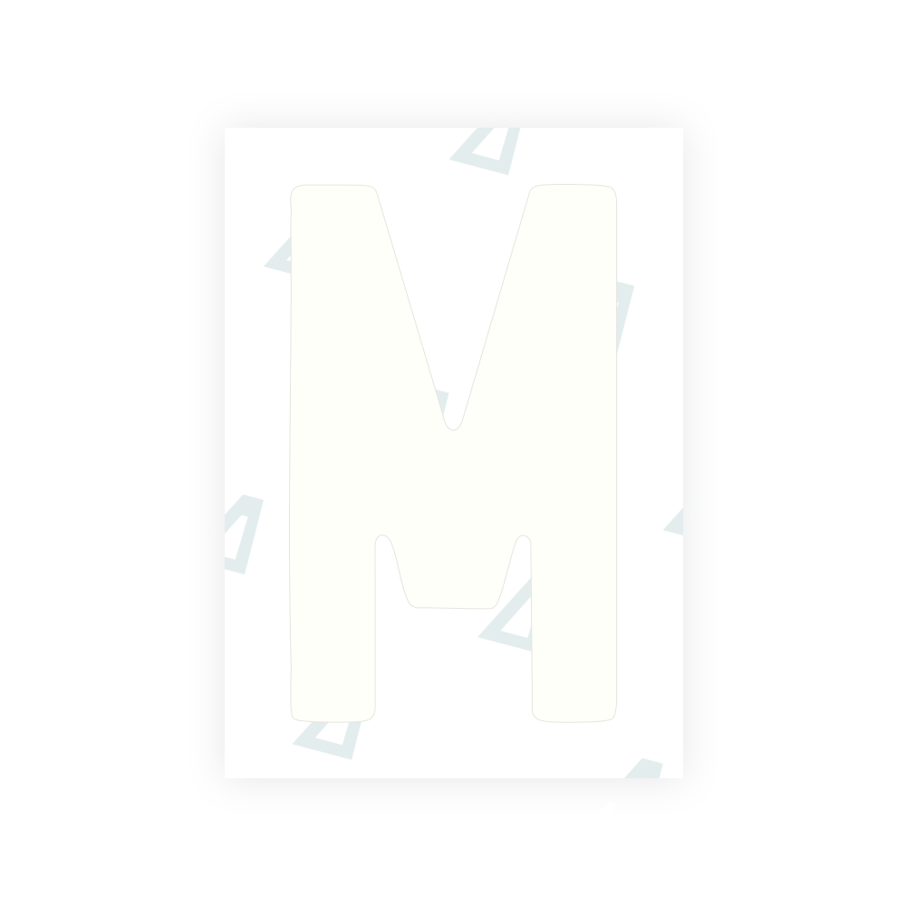 Alite Nanofilm for South Australia number plates - Symbol "M"