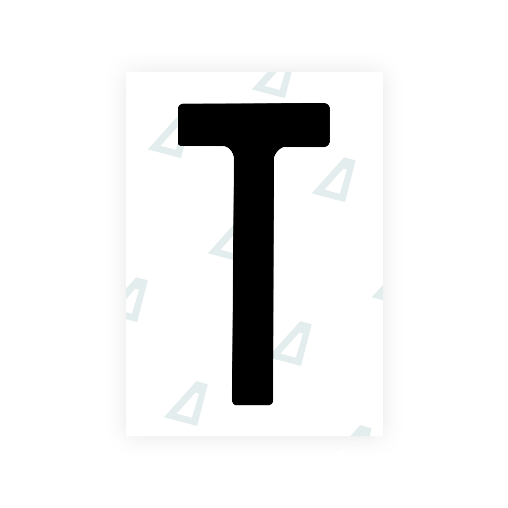 Alite Nanofilm for South Australia number plates - Symbol "T"