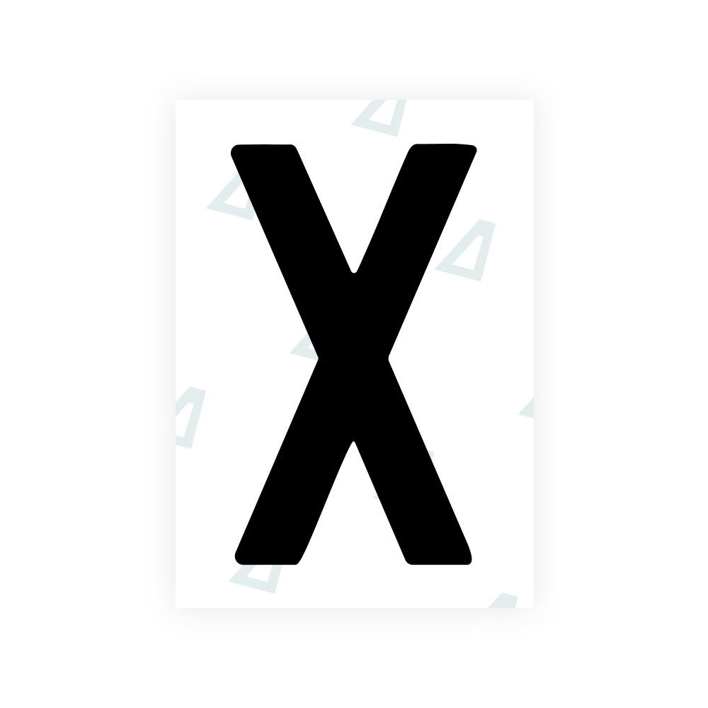 Alite Nanofilm for South Australia number plates - Symbol "X"