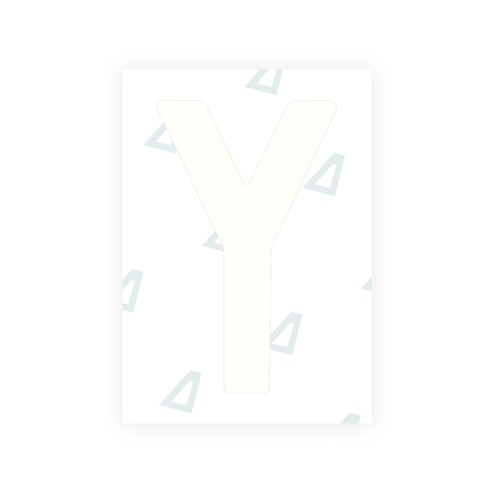 Alite Nanofilm for South Australia number plates - Symbol "Y"