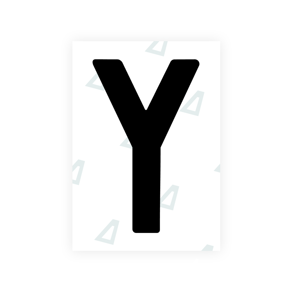 Alite Nanofilm for South Australia number plates - Symbol "Y"