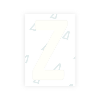 Alite Nanofilm for South Australia number plates - Symbol "Z"