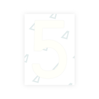 Alite Nanofilm for Sweden number plates - Symbol "5"