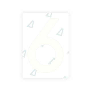 Alite Nanofilm for Sweden number plates - Symbol "6"