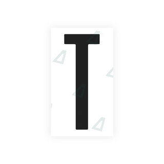 Alite Nanofilm for US (Ohio 2021) license plates - Symbol "T" - Alite