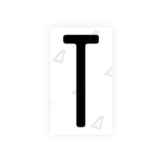Alite Nanofilm for US (Illinois 2006 - Round) license plates - Symbol "T" - Alite