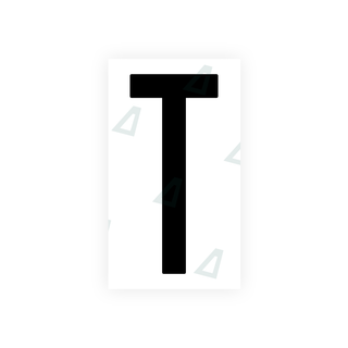 Alite Nanofilm for US (New Jersey - Flat) license plates - Symbol "T" - Alite