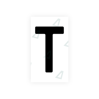 Alite Nanofilm for Uzbekistan number plates - Symbol "T" - Alite