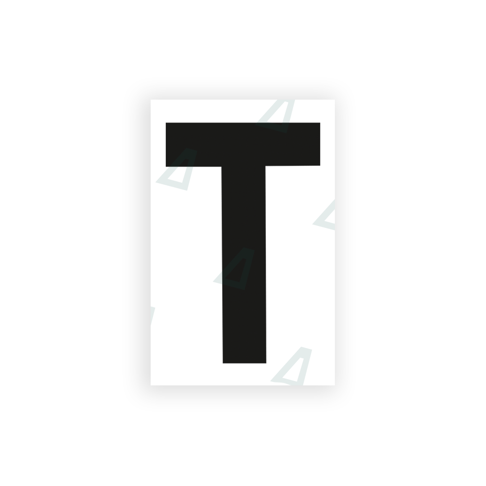 Alite Nanofilm for United Kingdom license plates - Symbol "T" - Alite