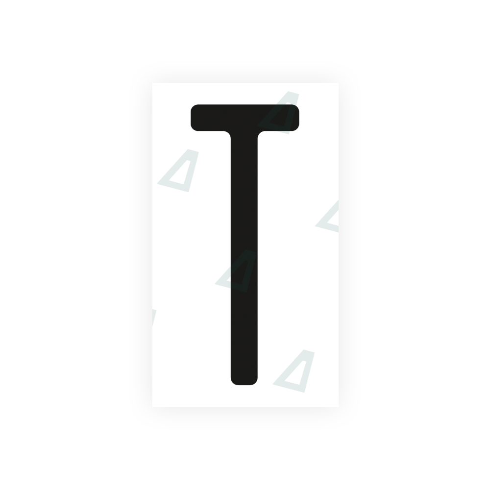 Alite Nanofilm for US (Ohio 2013) license plates - Symbol "T" - Alite
