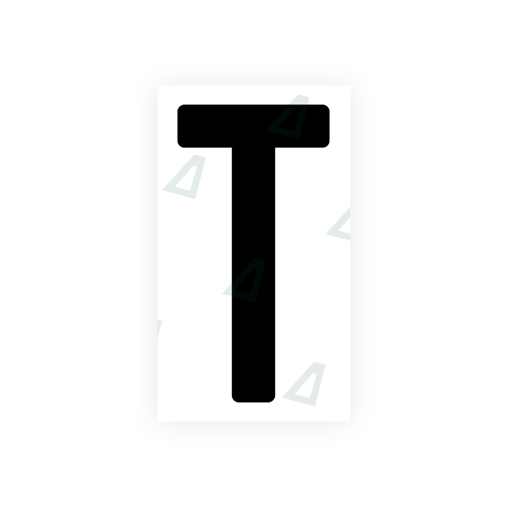 Alite Nanofilm for India license plates - Symbol "T" - Alite