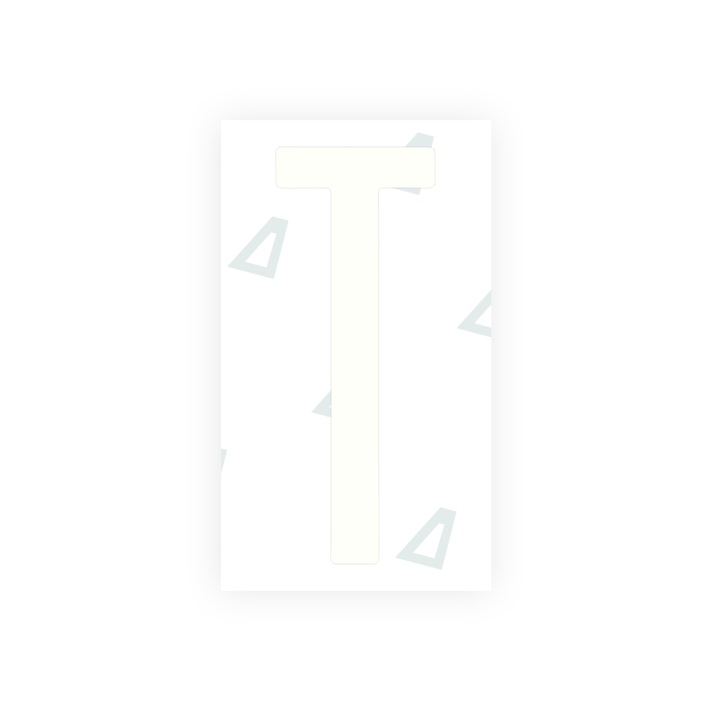 Alite Nanofilm for Mexico license plates - Symbol "T" - Alite