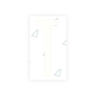 Alite Nanofilm for Mexico license plates - Symbol "T" - Alite