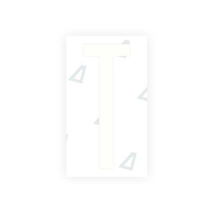 Alite Nanofilm for Mexico license plates - Symbol "T" - Alite