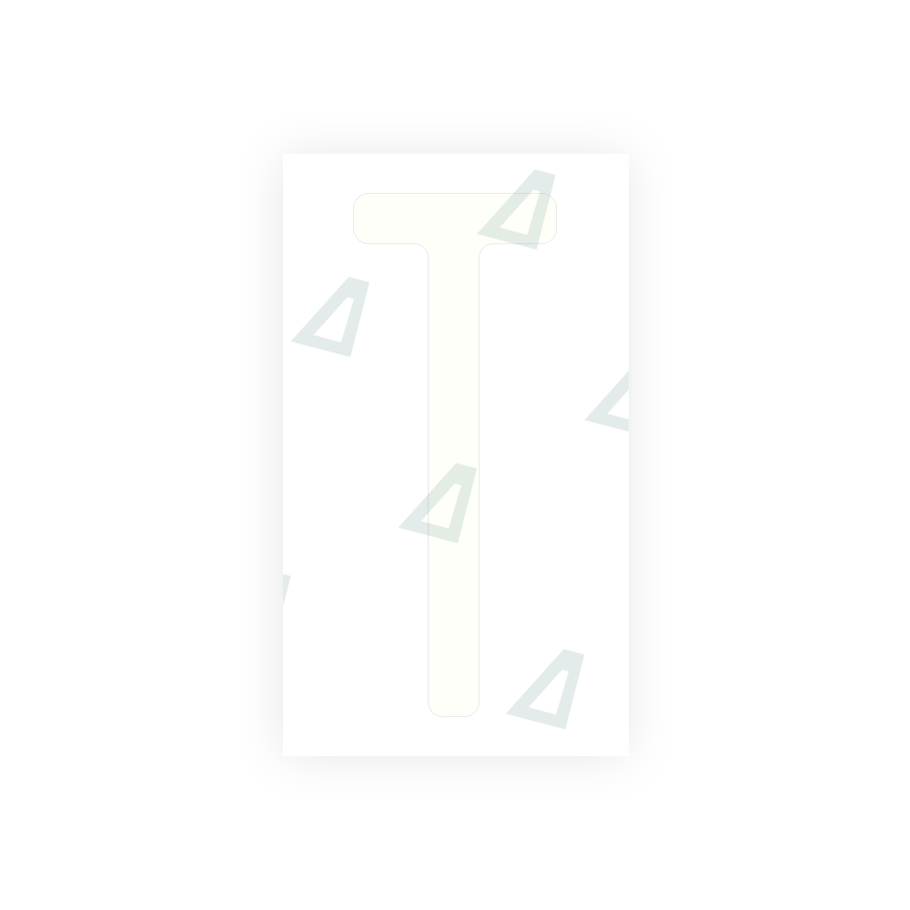 Alite Nanofilm for US (Michigan) license plates - Symbol "T" - Alite