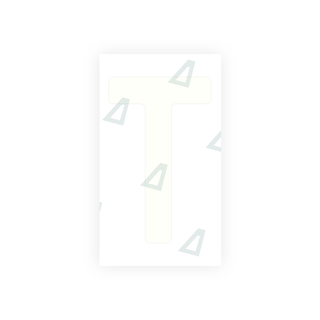 Alite Nanofilm for Uruguay license plates - Symbol "T" - Alite
