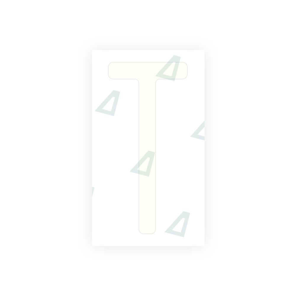 Alite Nanofilm for US (Massachusetts) license plates - Symbol "T" - Alite