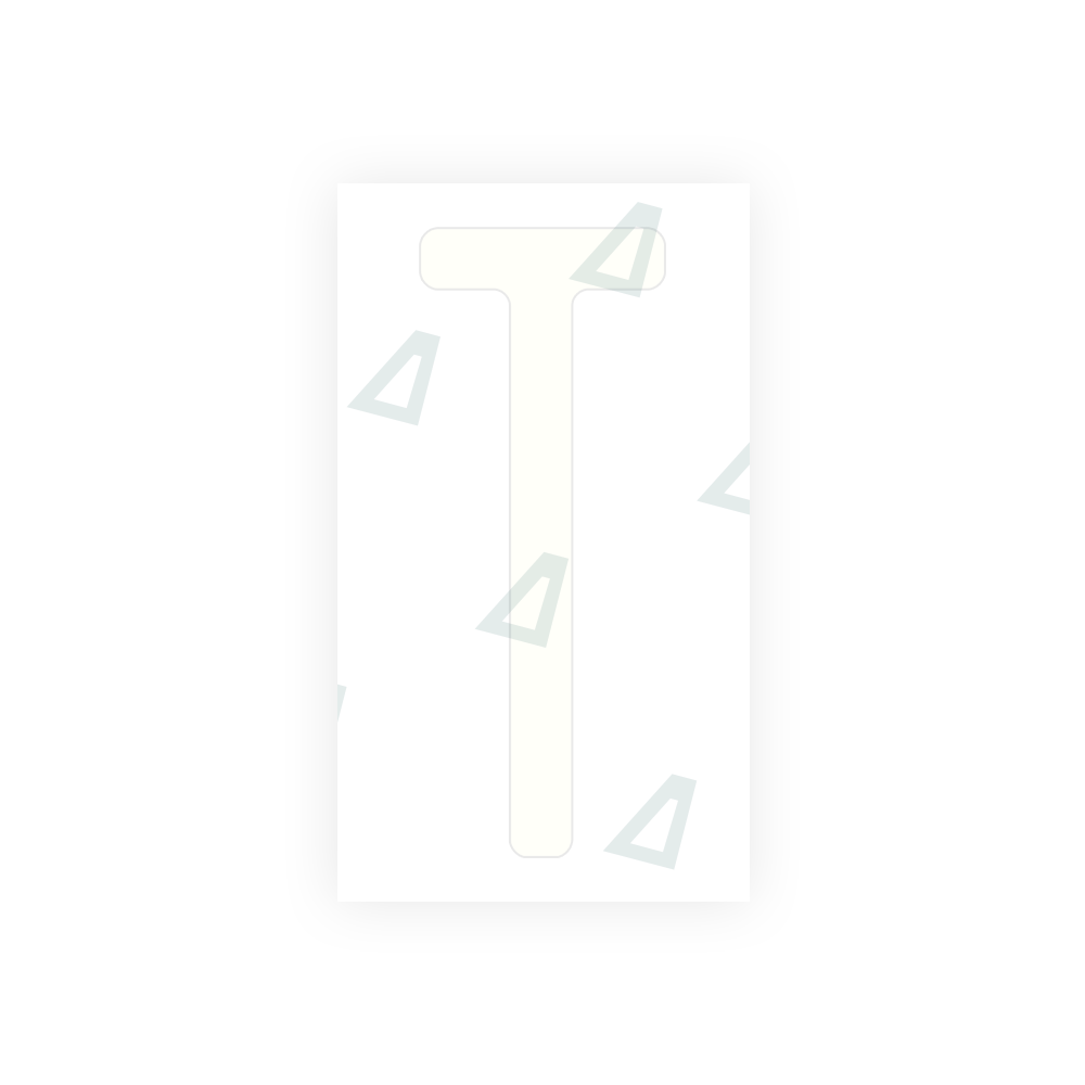 Alite Nanofilm for US (Wisconsin) license plates - Symbol "T" - Alite