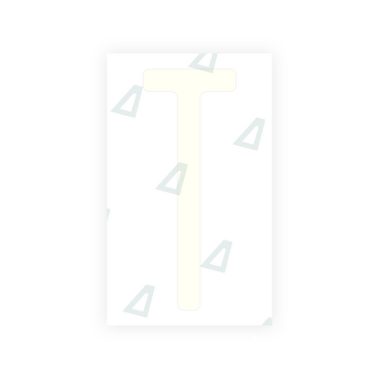 Alite Nanofilm for US (New Jersey - Embossed) license plates - Symbol "T" - Alite