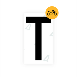 Alite Nanofilm for Greece moto license plates - Symbol "T" - Alite