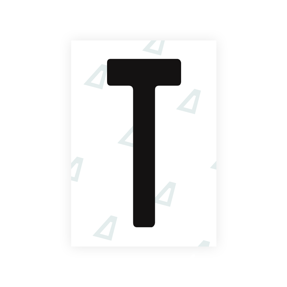 Alite Nanofilm for Guatemala license plates - Symbol "T" - Alite