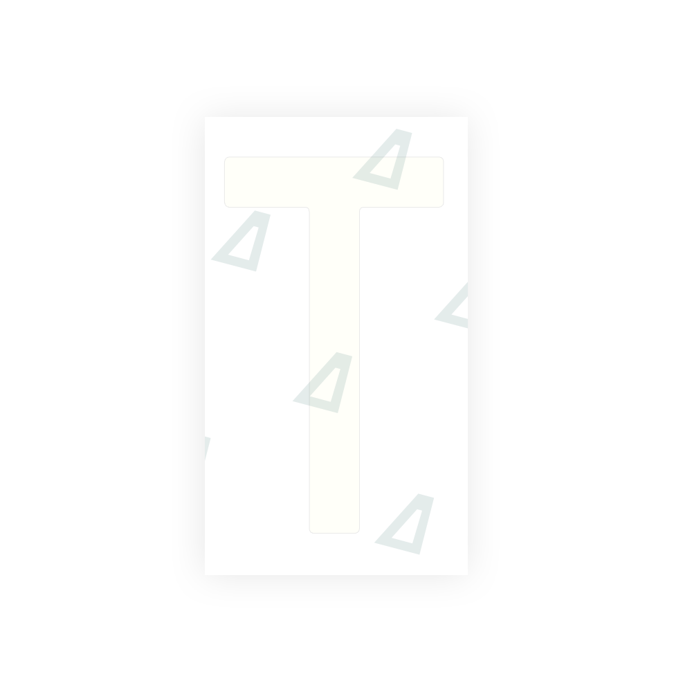 Alite Nanofilm for Spain Flat license plates - Symbol "T" - Alite