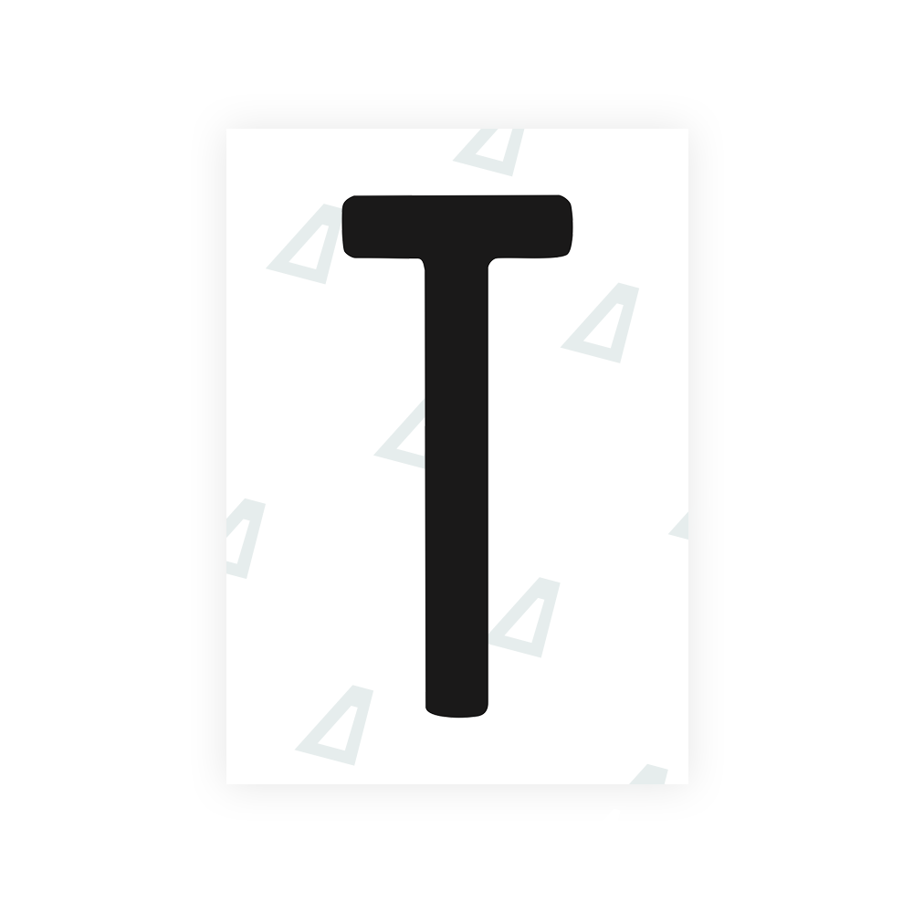 Alite Nanofilm for US (Connecticut 2013) license plates - Symbol "T" - Alite
