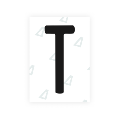 Alite Nanofilm for US (Connecticut 2013) license plates - Symbol "T" - Alite