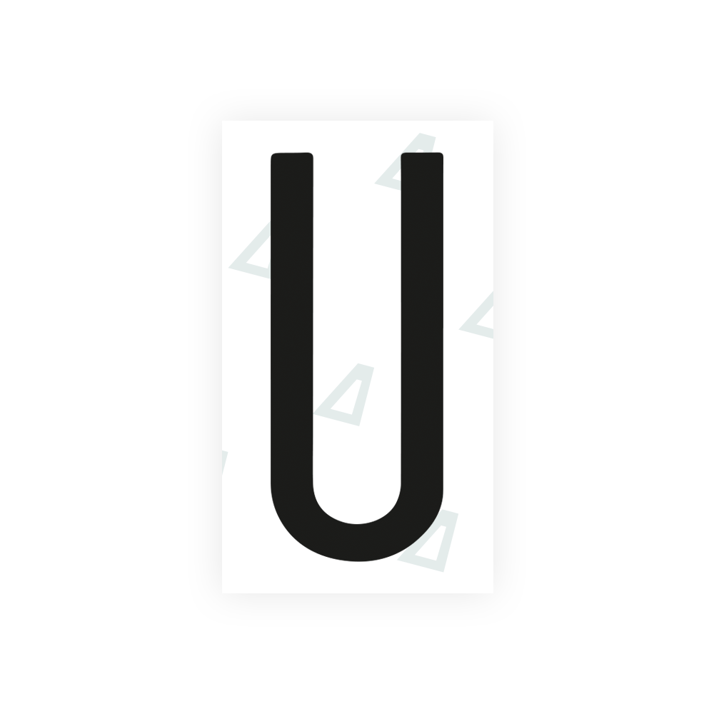 Alite Nanofilm for Mexico license plates - Symbol "U" - Alite